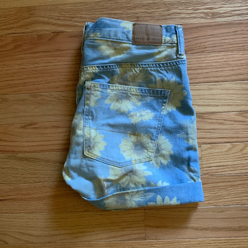 American Eagle Sunflower Jean Shorts
